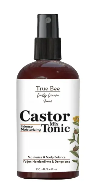 True Bee - True Bee - Daily Dream Care Series - Castor Kompleks Tonik 250 ML ( Saç Kökü Güçlendirme - Dökülme Karşıtı ) %100 Doğal Soğuk Sıkım