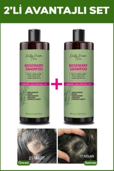 True Bee - 2'Li Biberiye Kompleks Şampuan Seti Saç Oluşumunu Destekleyen Güçlü Formül 2 x 400 Ml