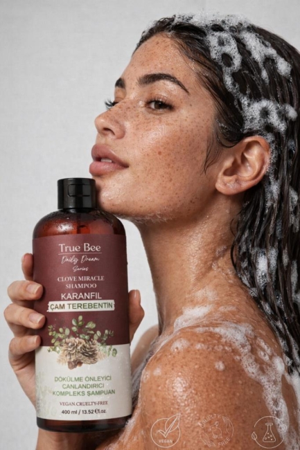 Besleyici, Arındırıcı, Canlandırıcı Destekli Çam Terebentin | Karanfil Kompleks Saç Bakım Şampuanı