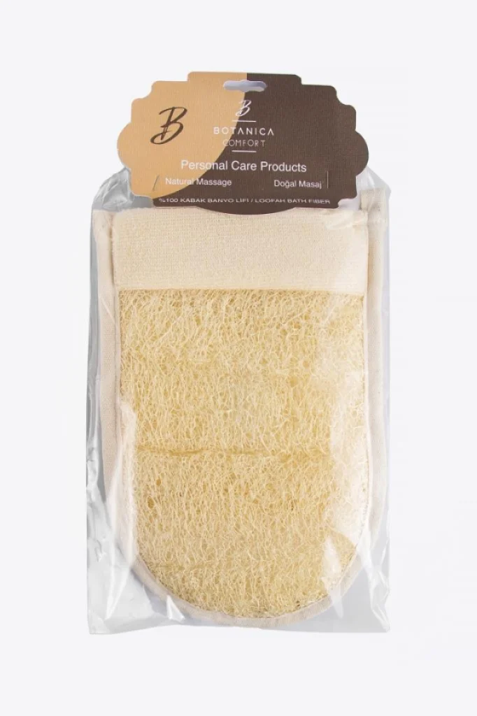 Botanica Comfort - Botanica Comfort %100 Kabak Havlu Süngerli Eldiven Banyo Lifi