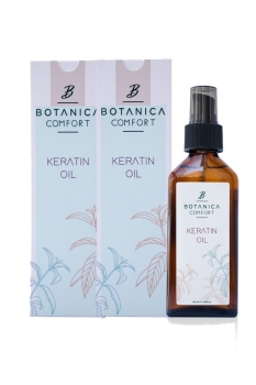 Botanica Comfort - BOTANICA COMFORT Aşırı Yıpranmış Saçlar için Keratin Bakım Yağı 100 ml ( 2 Lİ SET)