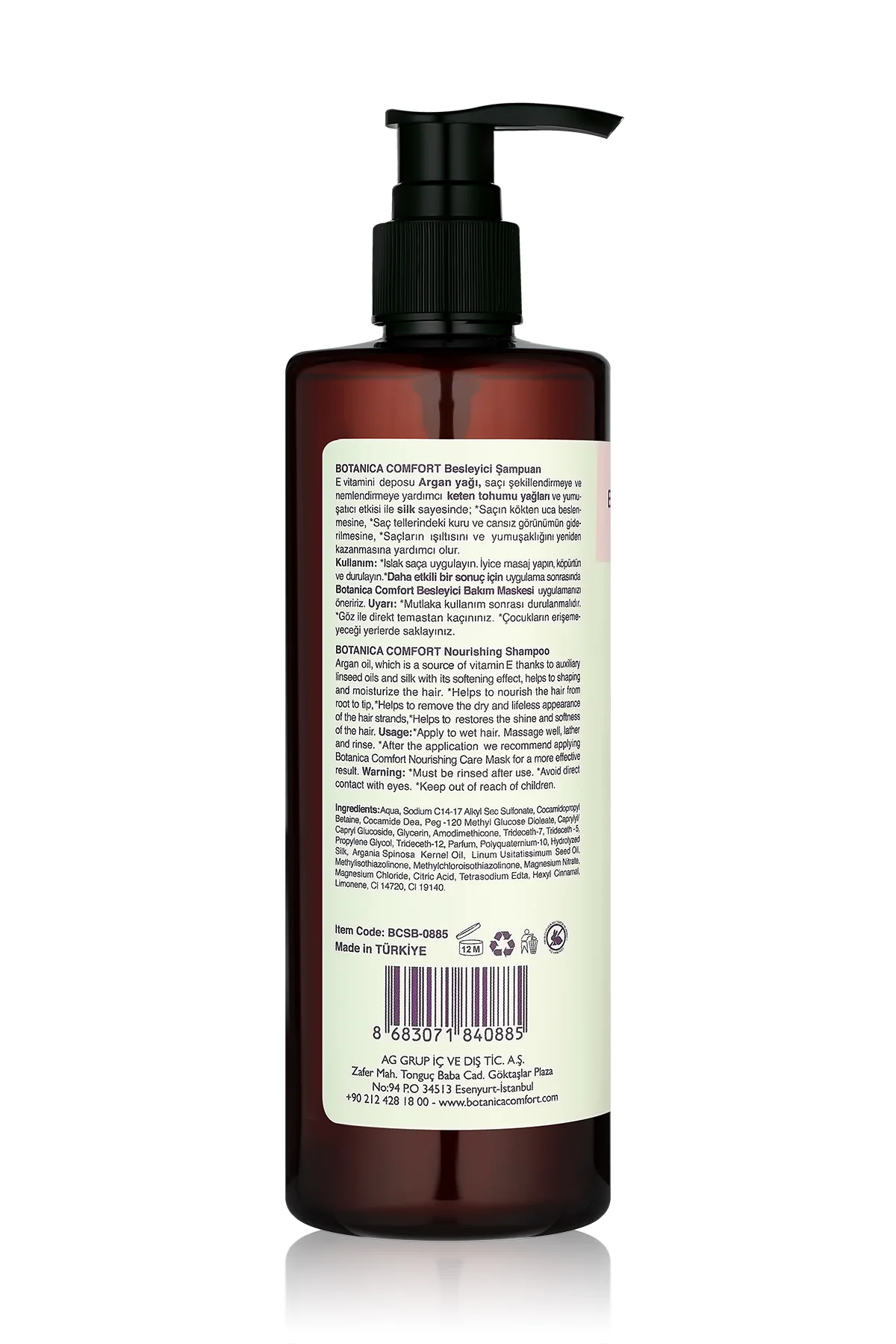 Botanica Comfort Besleyici Şampuan 400 ml