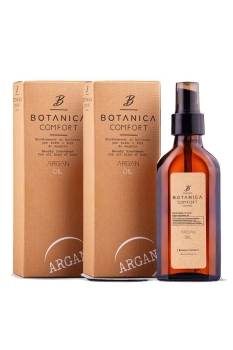 Botanica Comfort - BOTANICA COMFORT Yavaş Uzayan ve Yıpranmış Saçlara Özel Argan Bakım Yağı 100 ml ( 2 Lİ SET)