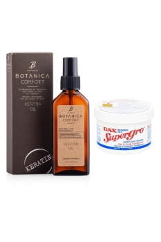 Botanica Comfort Yıpranmş Saçlar İçin Keratin Yağı 100 ml + Dax Supergro Saç Bakım Yağı 198 g - Thumbnail