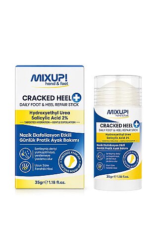 ! Cracked Intensıve Heel & Foot Stick | Yoğun Nem, Çatlak Karşıtı, Koku Karşıtı Etkili Formül | Ayak ve Topuk Çatlak Bakım Kremi 35 gr - 2