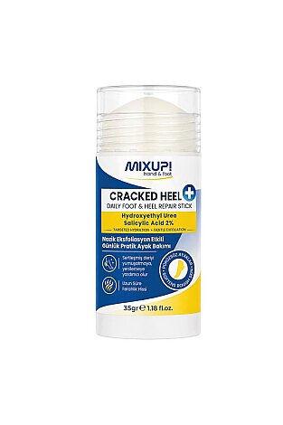 ! Cracked Intensıve Heel & Foot Stick | Yoğun Nem, Çatlak Karşıtı, Koku Karşıtı Etkili Formül | Ayak ve Topuk Çatlak Bakım Kremi 35 gr - 3