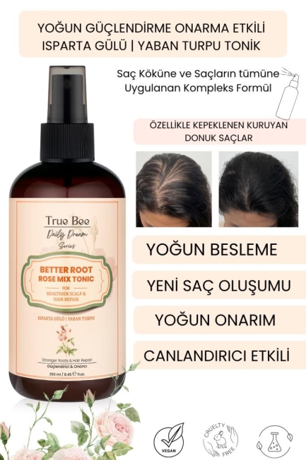 Daily Dream Series | Hızlı Uzama, Güçlendirme, Gürleştirme Etkili Gül Kompleks Saç Toniği 250 Ml