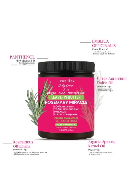 Daily Dream Series | Yoğun Besleyici, Parlaklık, Nemlendirme Etkili Durulanmayan Saç Bakım Kremi