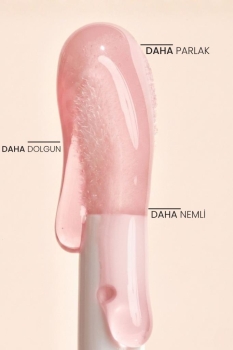 Dolgun, Nemli, Pürüzsüz, Parlak Dudaklar için UV Filtreli Hyaluronik Asit Bitkisel Yağlar İçeren Çilekli Dudak Yağı 6 ml - Thumbnail
