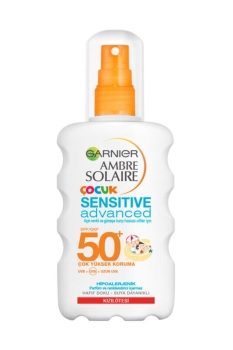 Garnier Ambre Solaire Sensitive Advanced Çocuk Sprey GKF50+ 200ML - Thumbnail