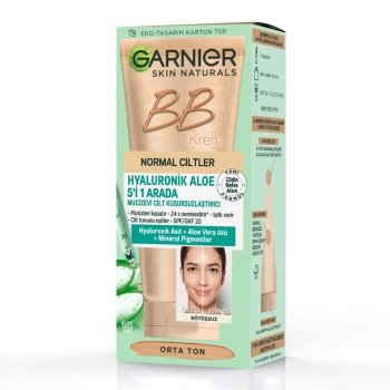 Garnier - Garnier BB Krem Mucizevi Normal Ciltler İçin Cilt Kusursuzlaştırıcı Orta Ton 40ml