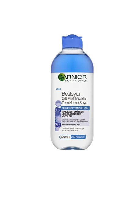 Garnier Besleyici Çift Fazlı Micellar Temizleme Suyu 400 ml - Thumbnail