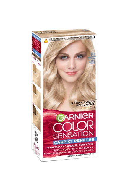 Garnier - Garnier Çarpıcı Renkler 111 Ekstra Açık Gümüş Sarısı Saç Boyası