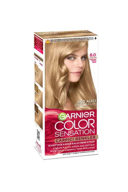 Garnier - Garnier Çarpıcı Renkler 8.0 Parlak Koyu Sarı Saç Boyası