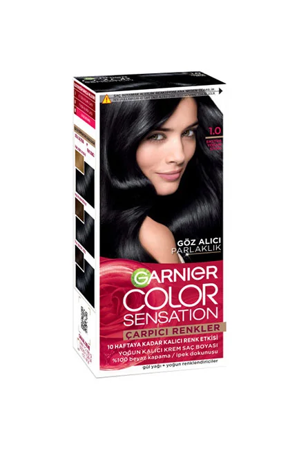 Garnier - Garnier Çarpıcı Renkler 1.0 Ekstra Yoğun Siyah Saç Boyası