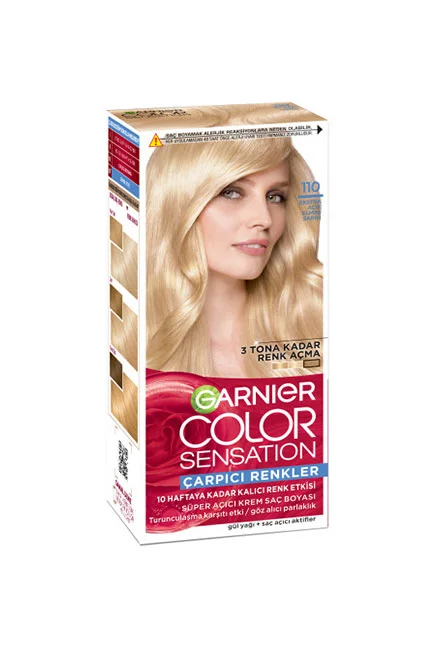 Garnier - Garnier Çarpıcı Renkler 110 Ekstra Açık Elmas Sarısı Saç Boyası