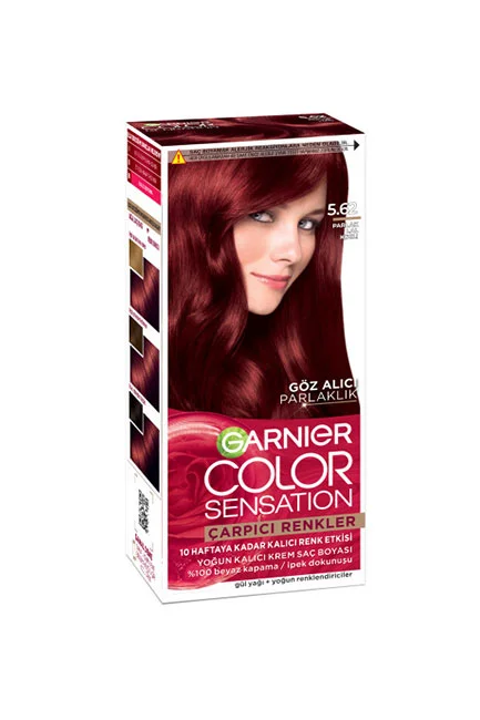 Garnier - Garnier Çarpıcı Renkler 5.62 Parlak Lal Kızılı Saç Boyası