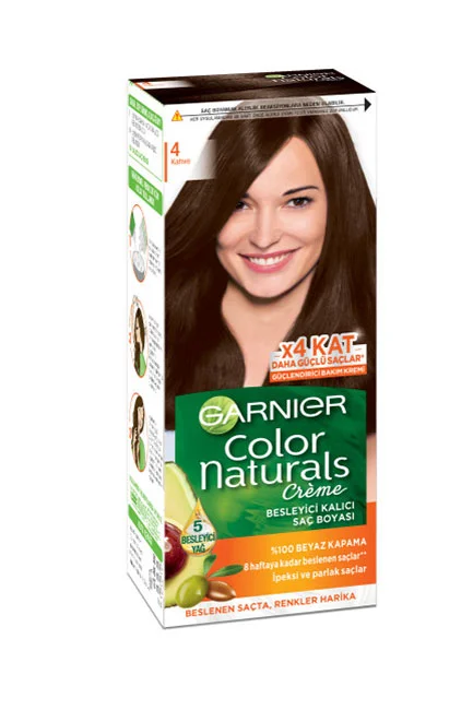 Garnier - Garnier Color Naturals Saç Boyası 4 Kahve