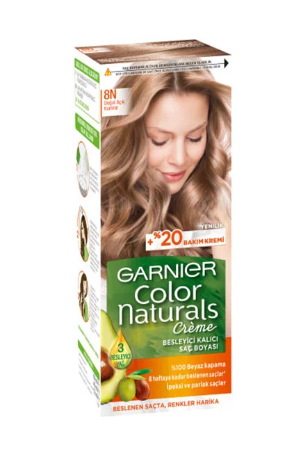 Honey Monday - Garnier Color Naturals Saç Boyası 8N Doğal Açık Kumral