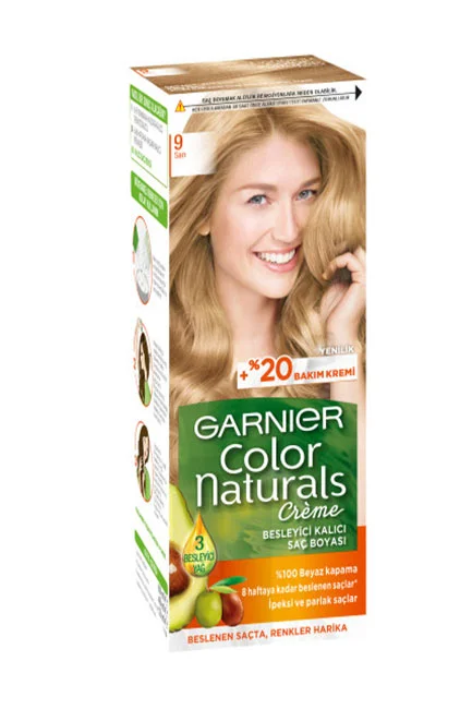 Garnier - Garnier Color Naturals Saç Boyası 9 Sarı