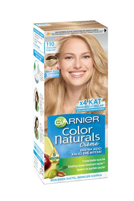 Garnier - Garnier Color Naturals Saç Boyası 110 Ekstra Açık Doğal Sarı
