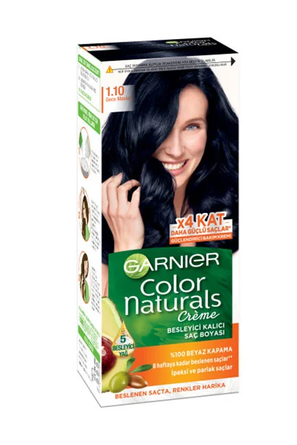 Garnier - Garnier Color Naturals 1.10 Gece Mavisi Saç Boyası