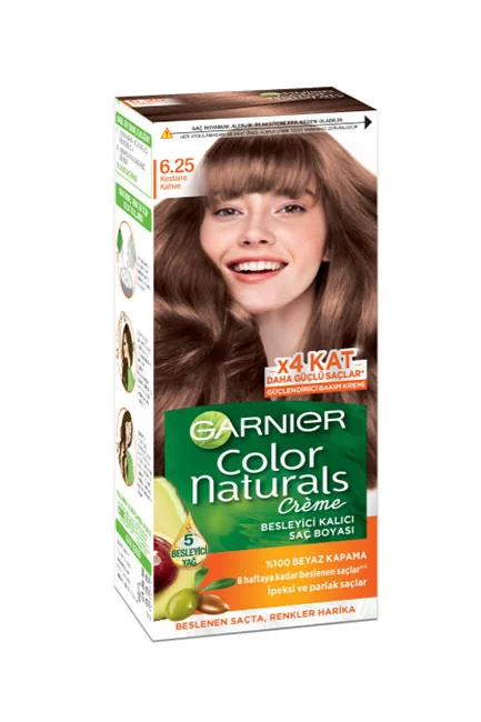 Garnier - Garnier Color Naturals 6.25 Kestane Kahve