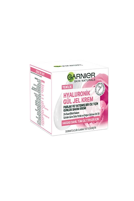 Garnier - Garnier Hyaluronik Gül Jel-Krem - Parlak ve Yatışmış Bir Cilt İçin Günlük Bakım Kremi