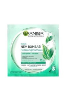 Garnier - Garnier Karma & Yağlı Ciltler için Nem Bombası Ferahlatıcı Kağıt Yüz Maskesi 32 g 
