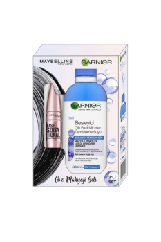 Honey Monday - Garnier Makyaj Temizleme Suyu 400ml+ Maybelline Lash Sensational intense Black Maskara 