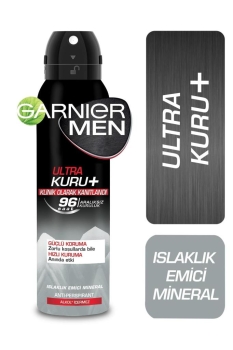 Garnier Men Ultra Kuru Sprey Deodorant 150 ml - Thumbnail