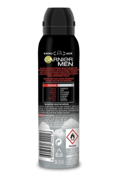 Garnier Men Ultra Kuru Sprey Deodorant 150 ml - Thumbnail