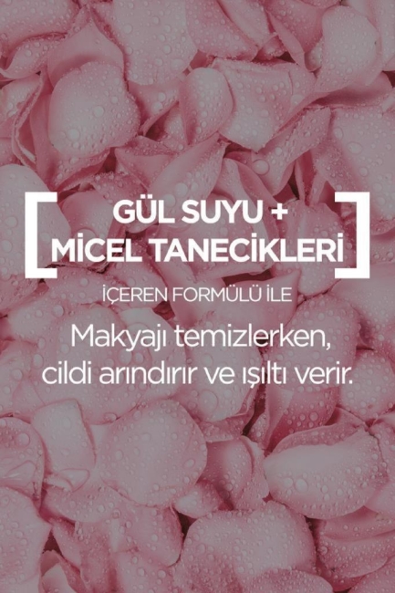 Garnier Micellar Gül Suyu Kusursuz Makyaj Temizleme & Işıltı 400 Ml 