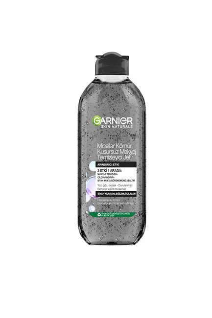 Garnier - Garnier Micellar Kömür Kusursuz Makyaj Temizleyici Jel 400 ml
