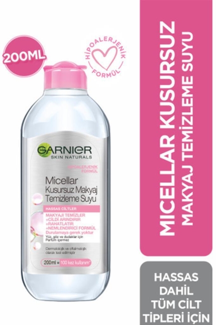 Garnier Micellar Kusursuz Makyaj Temizleme Suyu 200ML