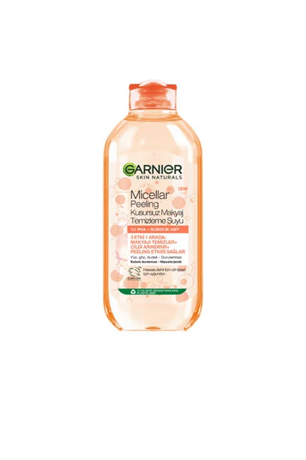 Garnier - Garnier Micellar Peeling Kusursuz Makyaj Temizleme Suyu 400 ml