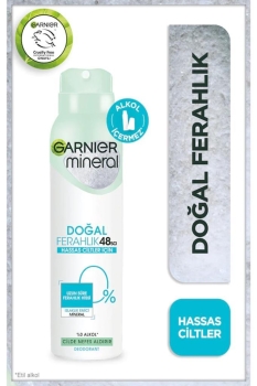 Honey Monday - Garnier Mineral Doğal Ferahlık Hassas Ciltler İçin Sprey Deodarant 150 ml