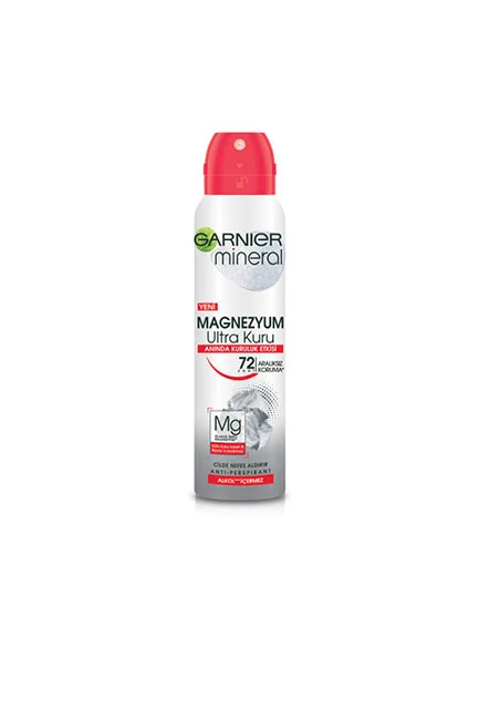 Garnier - Garnier Mineral Magnezyum Ultra Kuru Sprey Deodorant