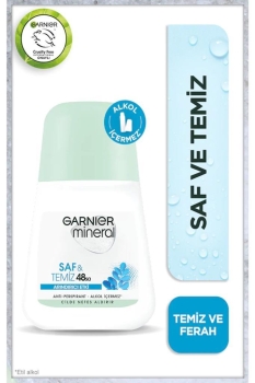 Garnier - Garnier Mineral Saf & Temiz Arındırıcı Roll-On Deodorant 50 ml