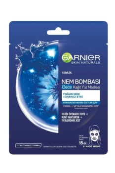 Honey Monday - Garnier Nem Bombası Gece Kağıt Yüz Maskesi