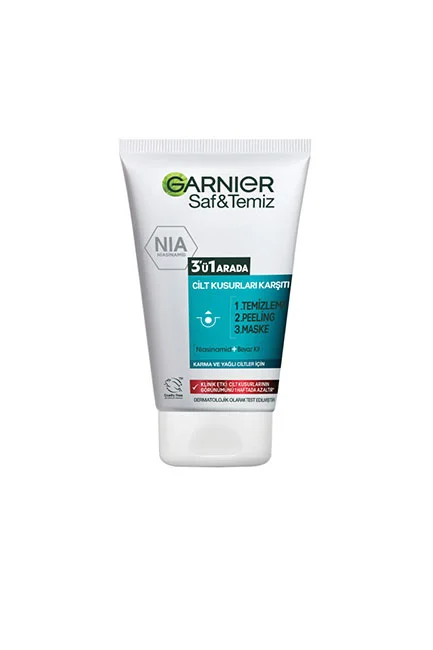 Garnier - Garnier Saf & Temiz Yağlanma ve Pürüzlere Karşı 3'ü 1 Arada 150 ml