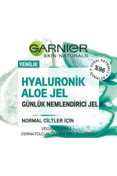 Garnier Skin Naturals Hyaluronik Aloe Jel Günlük Nemlendirici Jel 50 ml - Thumbnail