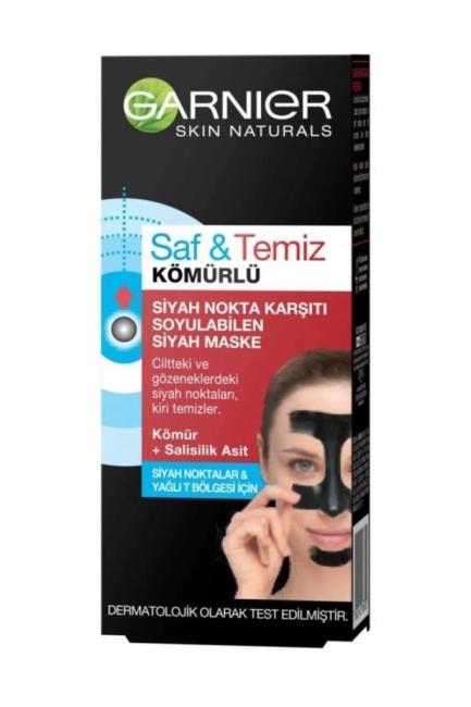 Garnier Skin Naturals Kömürlü Siyah Nokta Karşıtı Soyulabilen Maske 50 ml