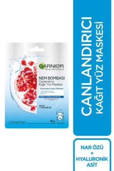 Honey Monday - Garnier Skin Naturals Nem Bombası Canlandırıcı Kağıt Yüz Maskesi 32 g
