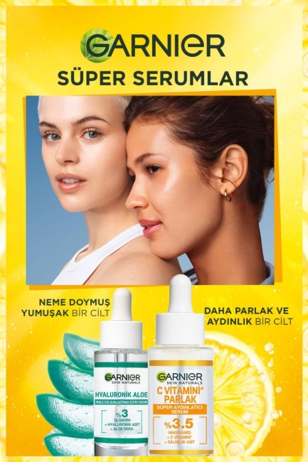 Garnier Süper Serum 2'li Bakım Seti C Vitamini + Hyaluronik Aloe