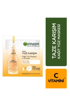 Honey Monday - Garnier Taze Karışım Kağıt Yüz Maskesi Vitamin C 