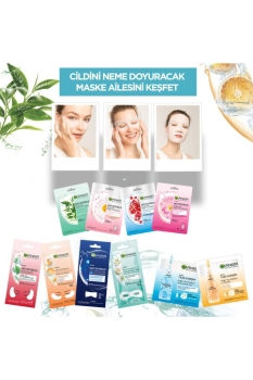 Garnier Taze Karışım Kağıt Yüz Maskesi Vitamin C - Thumbnail