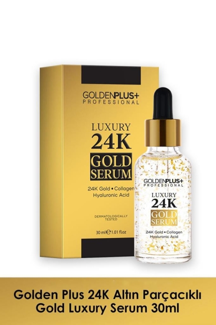 GoldenPlus Mucizevi 3'lü Serum Seti (C Vitamini Serumu + 24K Serum + Gözaltı Serumu)