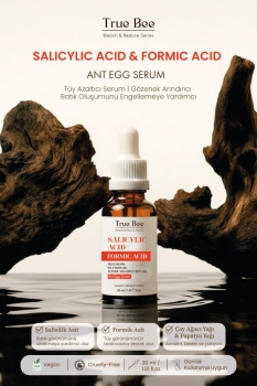True Bee - Karınca Yumurtası Yağı | Tüy Azaltıcı Gözenek Arındırıcı Batık Oluşumunu Engellemeye Yardımcı Serum