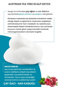 BOTANICA COMFORT Kepek Karşıtı ve Yağlanma Anti Dandruff Çay Ağacı ve Nar Kabuğu Özlü Şampuan 400 ML - Thumbnail